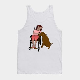 Love my therapy dog Tank Top